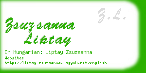 zsuzsanna liptay business card